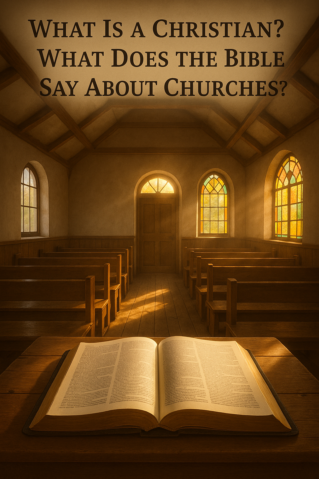 📜 What Is a Christian? What Does the Bible Say About Churches?